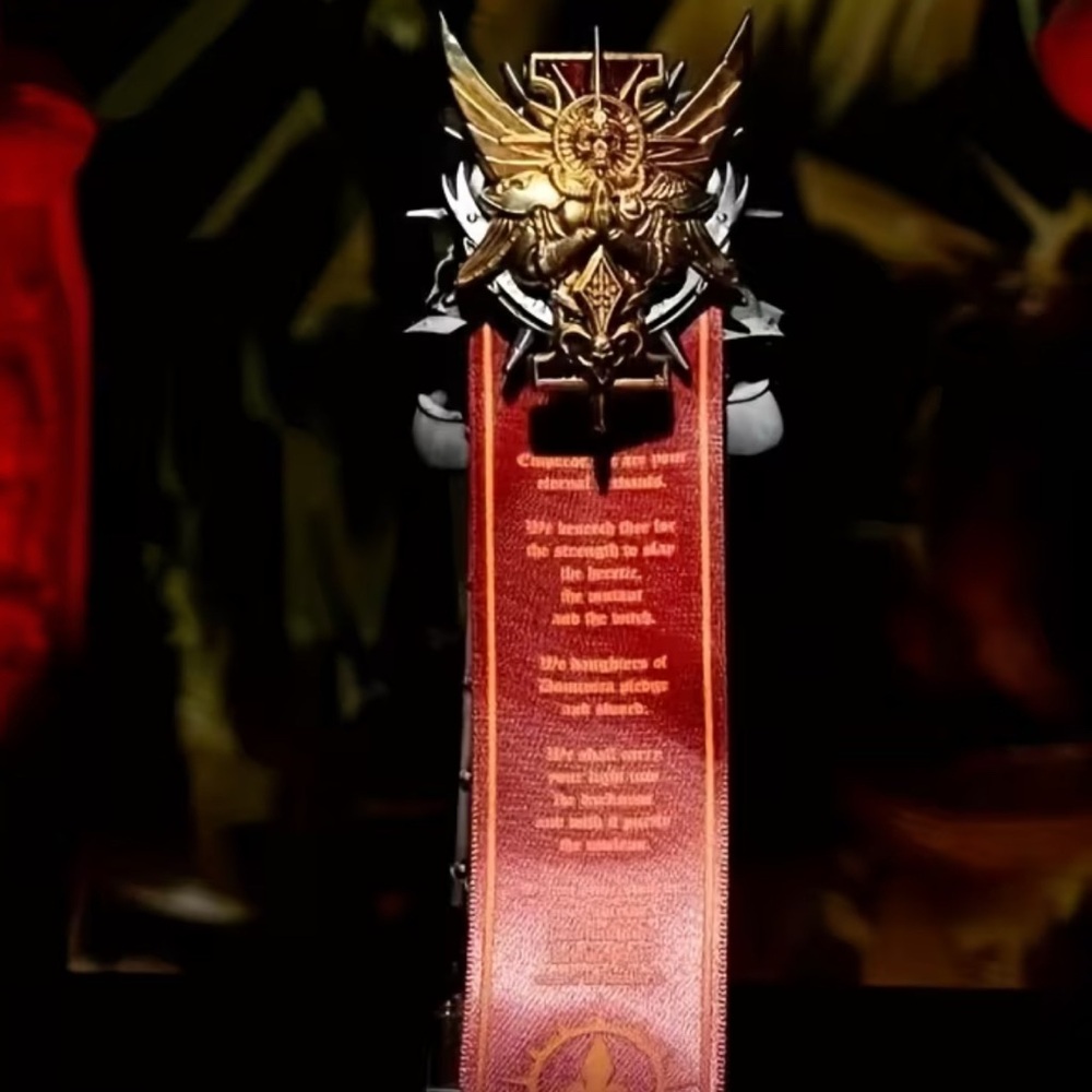 Warhammer Sisters Of Silence Oath Pin NEW Collectible Jewelry Games Brooch Gift